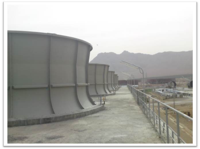 پروژه احداث برج خنك كننده پالایشگاه آبادان